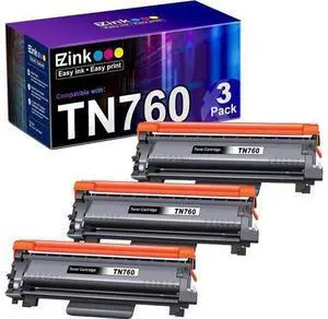 E-Z Ink (TM Compatible Toner Cartridge Replacement TN760 TN 760 TN730 Compatible with DCP-L2550DW HL-L2350DW HLL2395DW HLL2390DW HL-L2370DW MFC-L2710DW MFC-L2750DW MFC-L2730DW (3 Black) E-Z Ink (TM Compatible Toner Cartridge Replacement TN760 TN 760 TN730 Compatible with DCP-L2550DW HL-L2350DW HLL2395DW HLL2390DW HL-L2370DW MFC-L2710DW MFC-L2750DW MFC-L2730DW (3 Black)