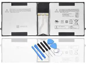 CQCEO P21GU9 Laptop Battery for Microsoft Surface Pro 1 1514, Surface Pro 2 1601 10.6" Tablet Series 2ICP5/94/104 2ICP5/94/105 7.4V 42Wh 5676mAh CQCEO P21GU9 Laptop Battery for Microsoft Surface Pro 1 1514, Surface Pro 2 1601 10.6" Tablet Series 2ICP5/94/104 2ICP5/94/105 7.4V 42Wh 5676mAh