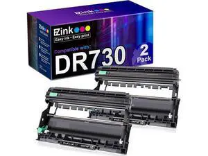 E-Z Ink (TM Compatible DR730 Drum Unit (Not Toner) Replacement DR 730 Compatible with HL-L2350DW HL-L2395DW HL-L2370DW HL-L2370DWXL MFC-L2750DW MFC-L2710DW DCP-L2550DW Printer (2 Drum) E-Z Ink (TM Compatible DR730 Drum Unit (Not Toner) Replacement DR 730 Compatible with HL-L2350DW HL-L2395DW HL-L2370DW HL-L2370DWXL MFC-L2750DW MFC-L2710DW DCP-L2550DW Printer (2 Drum)