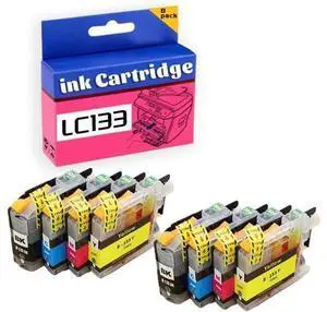 for Brother LC133 Ink Cartridge High Yield Compatible for MFC-J245 J470DW J475DW J650DW J870DW J4410DW J4510DW J4710DW J6520DW J6720DW J6920DW Printer 2 Set for Brother LC133 Ink Cartridge High Yield Compatible for MFC-J245 J470DW J475DW J650DW J870DW J4410DW J4510DW J4710DW J6520DW J6720DW J6920DW Printer 2 Set