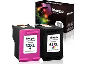 Inktopia Remanufactured Ink Cartridge Replacement 62XL 62 XL Envy 7640 5660 5540 5640 5642 7645 Officejet 5740 5741 8040 OfficeJet 200 250 Mobile Printer (1 Black 1 Tri-Color) Inktopia Remanufactured Ink Cartridge Replacement 62XL 62 XL Envy 7640 5660 5540 5640 5642 7645 Officejet 5740 5741 8040 OfficeJet 200 250 Mobile Printer (1 Black 1 Tri-Color)