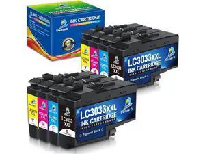 LC3033 Ink Cartridges Upgraded Compatible Replacement for Brother LC3033 LC3033XXL 3033 LC3035 3035 use with Brother MFC-J995DW MFC-J805DW MFC-J815DW MFC-J995DWXL MFC-J805DWX (2BK/2C/2M/2Y, 8 Pack) LC3033 Ink Cartridges Upgraded Compatible Replacement for Brother LC3033 LC3033XXL 3033 LC3035 3035 use with Brother MFC-J995DW MFC-J805DW MFC-J815DW MFC-J995DWXL MFC-J805DWX (2BK/2C/2M/2Y, 8 Pack)