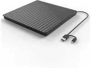External CD/DVD Drive for Laptop USB-C & USB 3.0 CD/DVD ROM Drive Reader Writer Burner Compatible with Laptop PC MacBookMac Windows 11/10/8/7 Linux OS Apple External CD/DVD Drive for Laptop USB-C & USB 3.0 CD/DVD ROM Drive Reader Writer Burner Compatible with Laptop PC MacBookMac Windows 11/10/8/7 Linux OS Apple