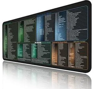 excel&Word&Windows&powerpoint Cheat Sheet Mousepad Extra Large Office Desk Accessories Desk mat Office Keyboard Shortcuts Mouse pad Non-Slip for Computer Gaming Mouse pad 27.6x11.8 excel&Word&Windows&powerpoint Cheat Sheet Mousepad Extra Large Office Desk Accessories Desk mat Office Keyboard Shortcuts Mouse pad Non-Slip for Computer Gaming Mouse pad 27.6x11.8