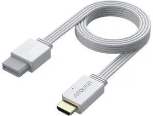 Wii to HDMI Converter 1080P 5ft/150cm for Full HD Device Adapter with HDMI Male Cable Output Compatible with Nintendo Wii Wii U HDTV Monitor-Supports All Wii Display Modes Wii to HDMI Converter 1080P 5ft/150cm for Full HD Device Adapter with HDMI Male Cable Output Compatible with Nintendo Wii Wii U HDTV Monitor-Supports All Wii Display Modes