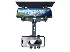 SOEWIOU Car Rearview Mirror Navigation Phone Holder, 360 Rotatable and Retractable, for iPhone, Samsung Galaxy & All Smartphones SOEWIOU Car Rearview Mirror Navigation Phone Holder, 360 Rotatable and Retractable, for iPhone, Samsung Galaxy & All Smartphones