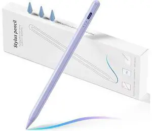 Stylus Pen for iPad Fast Charging Pencil for Pad with Palm Rejection Tilt Sensitivity for iPad 6-10 Pro 11/12.9/M4 Air 3/4/5/M2 Mini 5/6 Purple Stylus Pen for iPad Fast Charging Pencil for Pad with Palm Rejection Tilt Sensitivity for iPad 6-10 Pro 11/12.9/M4 Air 3/4/5/M2 Mini 5/6 Purple