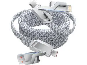 4 in 1 Charging Cable 5FT -MAX 66W Fast Charging Multi Charging Cable for All Devices USB A/C to C/Lightning Cable Multiple iPhone Charger Cord for iPhone 16/15/14/13/iPad/Android/Tablets and More 4 in 1 Charging Cable 5FT -MAX 66W Fast Charging Multi Charging Cable for All Devices USB A/C to C/Lightning Cable Multiple iPhone Charger Cord for iPhone 16/15/14/13/iPad/Android/Tablets and More