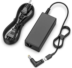 Charger Compatible with Laptop Computer-2 Tips 65W 45W USB C Laptop Charger and Round Tip 4.0 * 1.7mm IdeaPad AC Adapter Charger Compatible with Laptop Computer-2 Tips 65W 45W USB C Laptop Charger and Round Tip 4.0 * 1.7mm IdeaPad AC Adapter