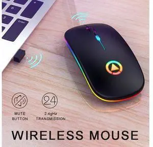 Silent LED Backlit Mice USB Optical Ergonomic Gaming Mouse Rechargeable Mouse Wireless PC Computer Mouse Gamer Mouse For Laptop Silent LED Backlit Mice USB Optical Ergonomic Gaming Mouse Rechargeable Mouse Wireless PC Computer Mouse Gamer Mouse For Laptop
