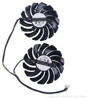 1 Pair 87mm PLD09210B12HH 4 Pin Graphics Video Card Cooling Fan for MSI RX 470 480 570 580 Armor M23 21 Drop 1 Pair 87mm PLD09210B12HH 4 Pin Graphics Video Card Cooling Fan for MSI RX 470 480 570 580 Armor M23 21 Drop