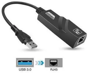 USB 3.0 to Gigabit Ethernet Adapter Supporting 10/100 / 1000 Mbps Ethernet for MacBook, Mac Pro/Mini, iMac, XPS, Surface Pro, Notebook PC, USB Flash USB 3.0 to Gigabit Ethernet Adapter Supporting 10/100 / 1000 Mbps Ethernet for MacBook, Mac Pro/Mini, iMac, XPS, Surface Pro, Notebook PC, USB Flash