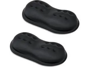 2 Pack Mouse Wrist Rest Ergonomic Desk Wrist Pad for Mouse Comfortable Computer Mouse Wrist Support with Memory Foam Fillings Non-Slip Base (Black) 2 Pack Mouse Wrist Rest Ergonomic Desk Wrist Pad for Mouse Comfortable Computer Mouse Wrist Support with Memory Foam Fillings Non-Slip Base (Black)
