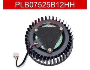 PLB07525B12HH DC12V 1.20A 75mm 4 wires for MSI RX Vega 56 8GB /RX Vega 64 8GB video card fan PLB07525B12HH DC12V 1.20A 75mm 4 wires for MSI RX Vega 56 8GB /RX Vega 64 8GB video card fan