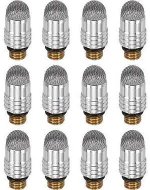 6mm (0.24) Stylus Pen Fiber Tips 12Pcs Universal Mesh Soft Conductive Replacement Tip Touch Screen Stylus Pen with External Thread Gray 6mm (0.24) Stylus Pen Fiber Tips 12Pcs Universal Mesh Soft Conductive Replacement Tip Touch Screen Stylus Pen with External Thread Gray