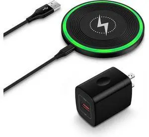 Android Wireless Charger Fast Charging Pad for Motorola Edge/Razr 2025 2024 Moto G Stylus/Power 2025 Razr 50 Ultra Wireless Phone Charger Station 15W for Galaxy S24/S23/S22 with QC Adapter Android Wireless Charger Fast Charging Pad for Motorola Edge/Razr 2025 2024 Moto G Stylus/Power 2025 Razr 50 Ultra Wireless Phone Charger Station 15W for Galaxy S24/S23/S22 with QC Adapter