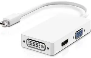Mini DisplayPort to HDMI VGA DVI Adapter, 4K Mini DP Thunderbolt 2 to DVI HDMI VAG Converter Compatible with 2015 MacBook Pro, 2015 iMac, 2018 Mac Mini and Before, Surface Pro 6/5/4/3/2/1 More Mini DisplayPort to HDMI VGA DVI Adapter, 4K Mini DP Thunderbolt 2 to DVI HDMI VAG Converter Compatible with 2015 MacBook Pro, 2015 iMac, 2018 Mac Mini and Before, Surface Pro 6/5/4/3/2/1 More