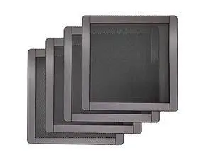 120Mm Pc Computer Case Fan Magnetic Dust Filter Screen Dustproof Case Cover, Ultra Fine Pvc Mesh, Black Color - 4 Pack 120Mm Pc Computer Case Fan Magnetic Dust Filter Screen Dustproof Case Cover, Ultra Fine Pvc Mesh, Black Color - 4 Pack