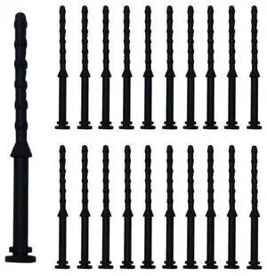 20PCS PC Case Fans Computer Cooling Fan Mount Screws, CPU Fan Mounting Pin Rivet Black Soft Rubber Reducing Noise Anti-Vibration Screws 65mm / 2.56in 20PCS PC Case Fans Computer Cooling Fan Mount Screws, CPU Fan Mounting Pin Rivet Black Soft Rubber Reducing Noise Anti-Vibration Screws 65mm / 2.56in