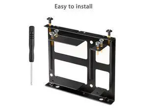 2.5" Hard Drives Dual SSD HDD to 3.5" Mounting Bracket Kit Drive Bay Adapter with Internal Hard Disk Drive SATA Power Cables Compatible with SATA 3.0 2.5" Hard Drives Dual SSD HDD to 3.5" Mounting Bracket Kit Drive Bay Adapter with Internal Hard Disk Drive SATA Power Cables Compatible with SATA 3.0
