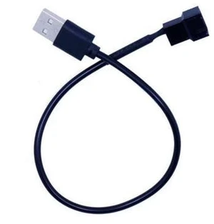 3pin or 4pin Fan To Usb Adapter Cables 4 Pin Computer Pc Fan Power Cable Connector Adapter 5v 30cm Connect 3pin or 4pin Fan To Usb Adapter Cables 4 Pin Computer Pc Fan Power Cable Connector Adapter 5v 30cm Connect