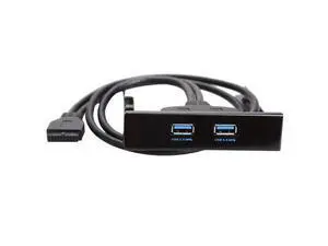 3.5inch Floppy Bay Internal 20Pin 2 Ports USB 3.0 Front Panel Bracket Cable 3.5inch Floppy Bay Internal 20Pin 2 Ports USB 3.0 Front Panel Bracket Cable