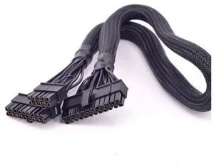 24Pin ATX Power Supply Cable 18+10Pin to 20+4 Pin Sleeved for Seasonic M12II EVO 850 750 620 520 W PSU Modular 24Pin ATX Power Supply Cable 18+10Pin to 20+4 Pin Sleeved for Seasonic M12II EVO 850 750 620 520 W PSU Modular