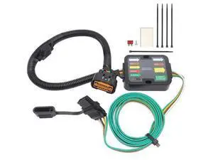Vehicle-Side Wiring Harness Kit w/ 4 Pin Flat Trailer Connector for Hyundai KIA Vehicle-Side Wiring Harness Kit w/ 4 Pin Flat Trailer Connector for Hyundai KIA