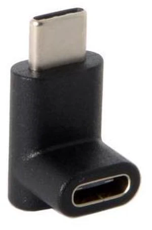 Reversible USB 3.1 Type-C Male to Female Extension Adapter for Laptop & Phone 90 Degree Up or Down Angled Reversible USB 3.1 Type-C Male to Female Extension Adapter for Laptop & Phone 90 Degree Up or Down Angled