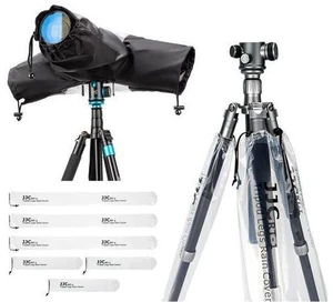 Camera Rain Cover + Tripod Leg CoverDSLR Mirrorless Camera Rain Cover with 6 Pack Camera Tripod Leg Covers Camera Rain Cover + Tripod Leg CoverDSLR Mirrorless Camera Rain Cover with 6 Pack Camera Tripod Leg Covers