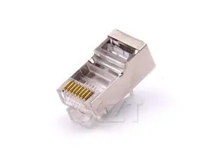rj45 shielded cat6 shielded network connectors 50pcs /LOT rj45 plug 8p8c terminals for stp ethernet Cable switches modem rj45 shielded cat6 shielded network connectors 50pcs /LOT rj45 plug 8p8c terminals for stp ethernet Cable switches modem