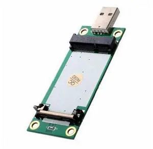Mini PCI-E Wireless WWAN to USB Adapter Card with SIM Card Slot Module Testing Tools Mini PCI-E Wireless WWAN to USB Adapter Card with SIM Card Slot Module Testing Tools