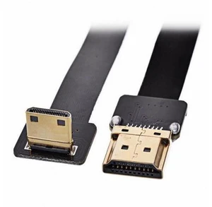 CYFPV 90 Degree Down Angled FPV Mini HDMI Male to HDMI Male FPC Flat Cable 50cm for FPV HDTV Multicopter Aerial Photography (0.2M) CYFPV 90 Degree Down Angled FPV Mini HDMI Male to HDMI Male FPC Flat Cable 50cm for FPV HDTV Multicopter Aerial Photography (0.2M)