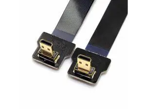 CYFPV 90 Degree Down Angled FPV Micro HDMI Male to Micro HDMI FPC Flat Cable for FPV HDTV Multicopter Aerial Photography (0.3M) CYFPV 90 Degree Down Angled FPV Micro HDMI Male to Micro HDMI FPC Flat Cable for FPV HDTV Multicopter Aerial Photography (0.3M)