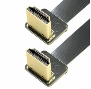 CYFPV Dual 90 Degree Down Angled HDMI Type A Male to Male HDTV FPC Flat Cable for FPV HDTV Multicopter Aerial Photography (0.1M) CYFPV Dual 90 Degree Down Angled HDMI Type A Male to Male HDTV FPC Flat Cable for FPV HDTV Multicopter Aerial Photography (0.1M)