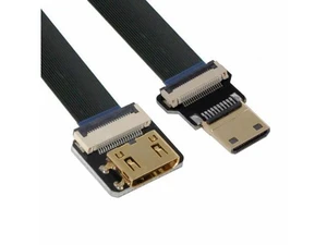 CYFPV Mini HDMI Male to Mini HDMI Female Extension FPC Flat Cable 1080P for FPV HDTV Multicopter Aerial Photography (0.2M) CYFPV Mini HDMI Male to Mini HDMI Female Extension FPC Flat Cable 1080P for FPV HDTV Multicopter Aerial Photography (0.2M)
