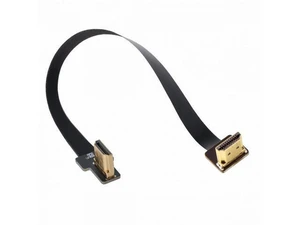 CYFPV Dual 90 Degree Right-Up Angled HDMI Type A Male to Male HDTV FPC Flat Cable for FPV HDTV Multicopter Aerial Photography (0.1M) CYFPV Dual 90 Degree Right-Up Angled HDMI Type A Male to Male HDTV FPC Flat Cable for FPV HDTV Multicopter Aerial Photography (0.1M)