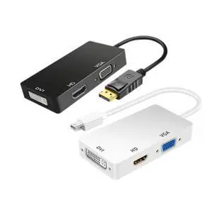 DP to HDMI 3-in-1 Video Converter Mini - Mini DP to DVI + HDMI + VGA Converter - One-to-Three Converter DP to HDMI 3-in-1 Video Converter Mini - Mini DP to DVI + HDMI + VGA Converter - One-to-Three Converter