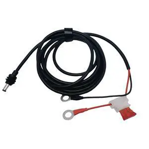 O-type terminal for 12-24V connection to DC charging cable with switch 16AWG O-type terminal for 12-24V connection to DC charging cable with switch 16AWG