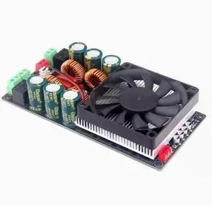 Stereo high-power Class D digital power amplifier board with 2x600W, equipped with ultra-TPA3255 relay protection Stereo high-power Class D digital power amplifier board with 2x600W, equipped with ultra-TPA3255 relay protection