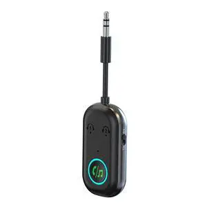 BR08 In-car Bluetooth Dual-Function Receiver-Transmitter Hands-Free Calling Bluetooth 5.3 Adapter Supports Two Devices BR08 In-car Bluetooth Dual-Function Receiver-Transmitter Hands-Free Calling Bluetooth 5.3 Adapter Supports Two Devices