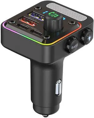 BC91 in-car MP3 player, USB drive for lossless HIFI music, 36W dual PD fast charging, in-car Bluetooth FM transmitter BC91 in-car MP3 player, USB drive for lossless HIFI music, 36W dual PD fast charging, in-car Bluetooth FM transmitter