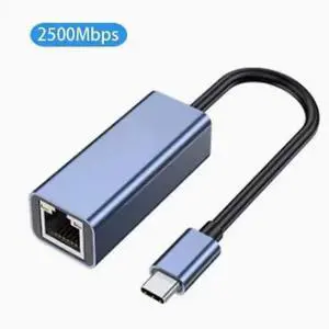 USB to 2.5G external wired aluminum case driver-free 2500M aluminum case type-C gigabit/100M network card USB to 2.5G external wired aluminum case driver-free 2500M aluminum case type-C gigabit/100M network card