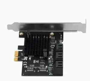 6-port PCI-E to SATA 3.0 Hard Disk High-Speed Expansion Card - Specialized High-Speed Transmission Box Adapter for Desktop Computers 6-port PCI-E to SATA 3.0 Hard Disk High-Speed Expansion Card - Specialized High-Speed Transmission Box Adapter for Desktop Computers