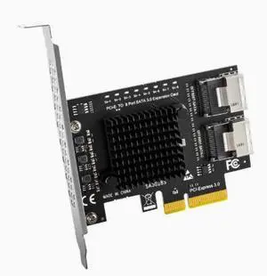 PCI-E to 8-Drive MiniSAS/SATA3.0 Hard Disk Expansion Card - 8 Ports / 4 Ports - 6Gbps High-Speed Adapter Card PCI-E to 8-Drive MiniSAS/SATA3.0 Hard Disk Expansion Card - 8 Ports / 4 Ports - 6Gbps High-Speed Adapter Card