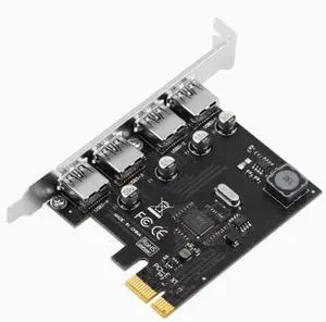PCI-E 3.0 USB expansion card with built-in desktop adapter 4-port PCIe to USB without power supply PCI-E 3.0 USB expansion card with built-in desktop adapter 4-port PCIe to USB without power supply