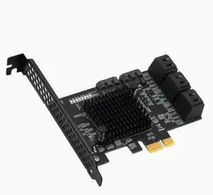 8-port SATA hard drive expansion card, PCI-E to SATA 3.0 X1, desktop built-in solid-state drive adapter card
Product repeat purchase rate: 25% 8-port SATA hard drive expansion card, PCI-E to SATA 3.0 X1, desktop built-in solid-state drive adapter card
Product repeat purchase rate: 25%