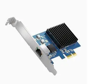 The PCIe 10GX1 Ethernet port Gigabit network card RTL8127 supports diskless boot / network wake-up for server-specific purposes. The PCIe 10GX1 Ethernet port Gigabit network card RTL8127 supports diskless boot / network wake-up for server-specific purposes.