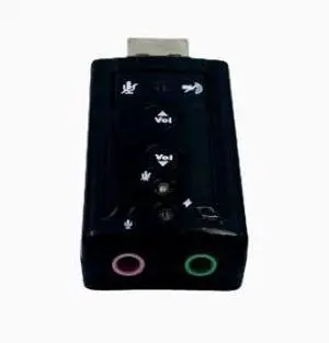 7.1-channel simulated dynamic sound effect external USB sound card microphone input home-use USB sound card 7.1-channel simulated dynamic sound effect external USB sound card microphone input home-use USB sound card