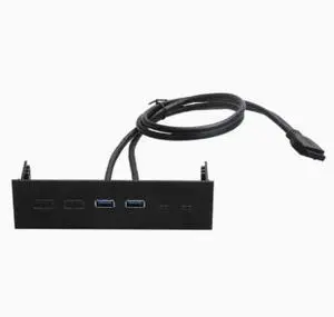 USB 3.0 front-panel optical drive slot expansion card with 4 ports HUB dual 19-pin to 4-port USB 3.0 adapter USB 3.0 front-panel optical drive slot expansion card with 4 ports HUB dual 19-pin to 4-port USB 3.0 adapter